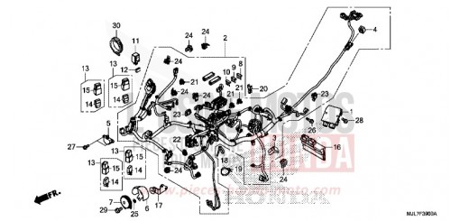 FAISCEAU DES FILS NC750DE de 2014